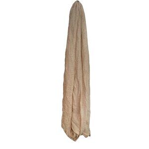 Cream Knit Infinity Scarf Soft Chunky Winter Circle Wrap Cozy Neutral